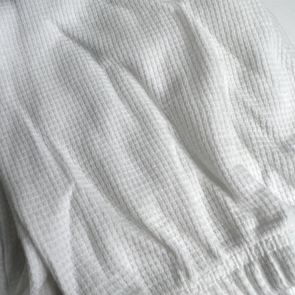 Fruit Of The Loom Womens Beyond Soft Waffle Pant Size Medium 8-10 White Thermal - Picture 5 of 12